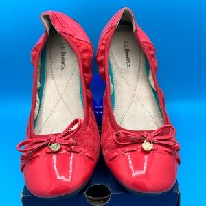 Bass Lana II‎ ballet flat in red